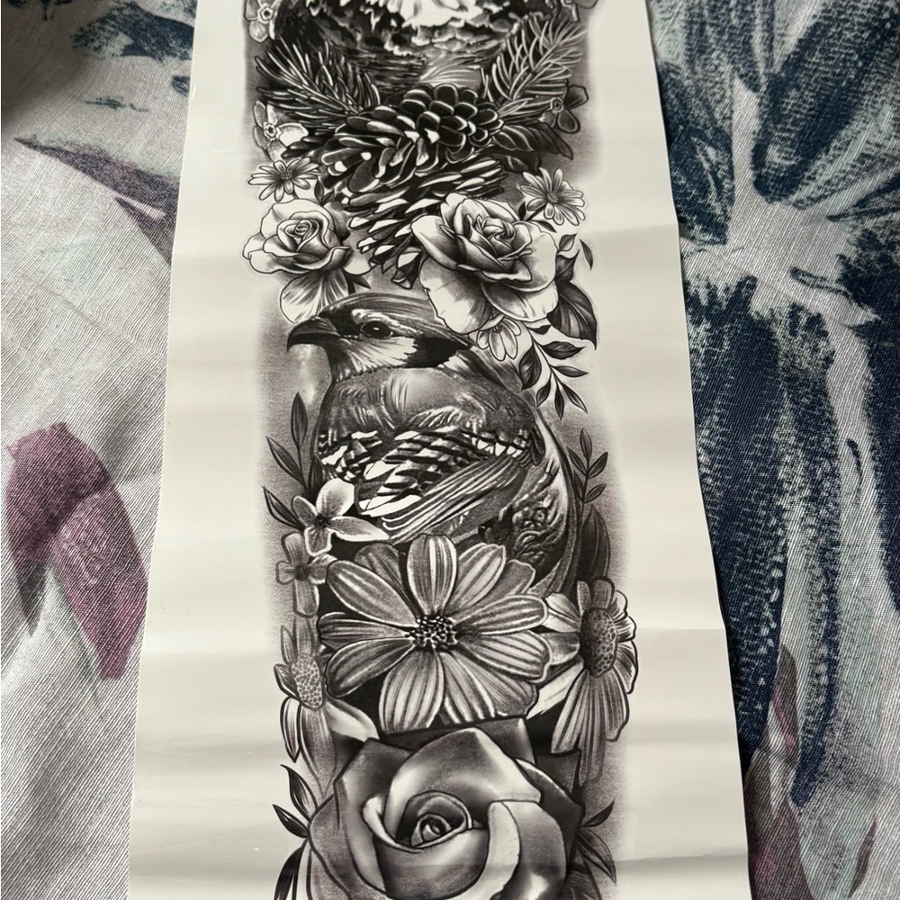 full sleeve temporary tattoo